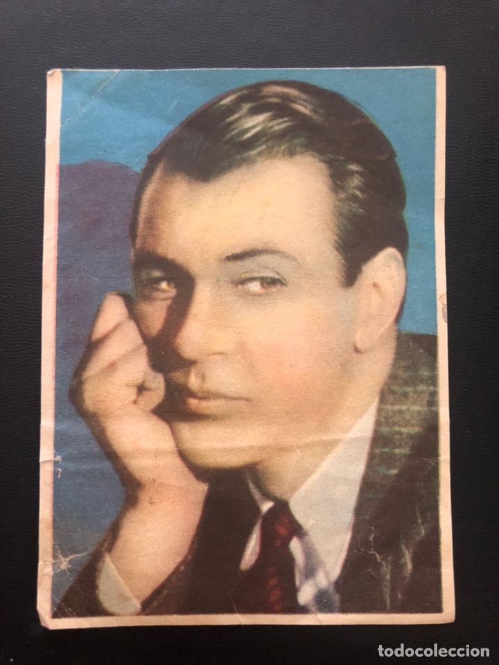 Cine: Cromo cinefoto bruguera gary cooper