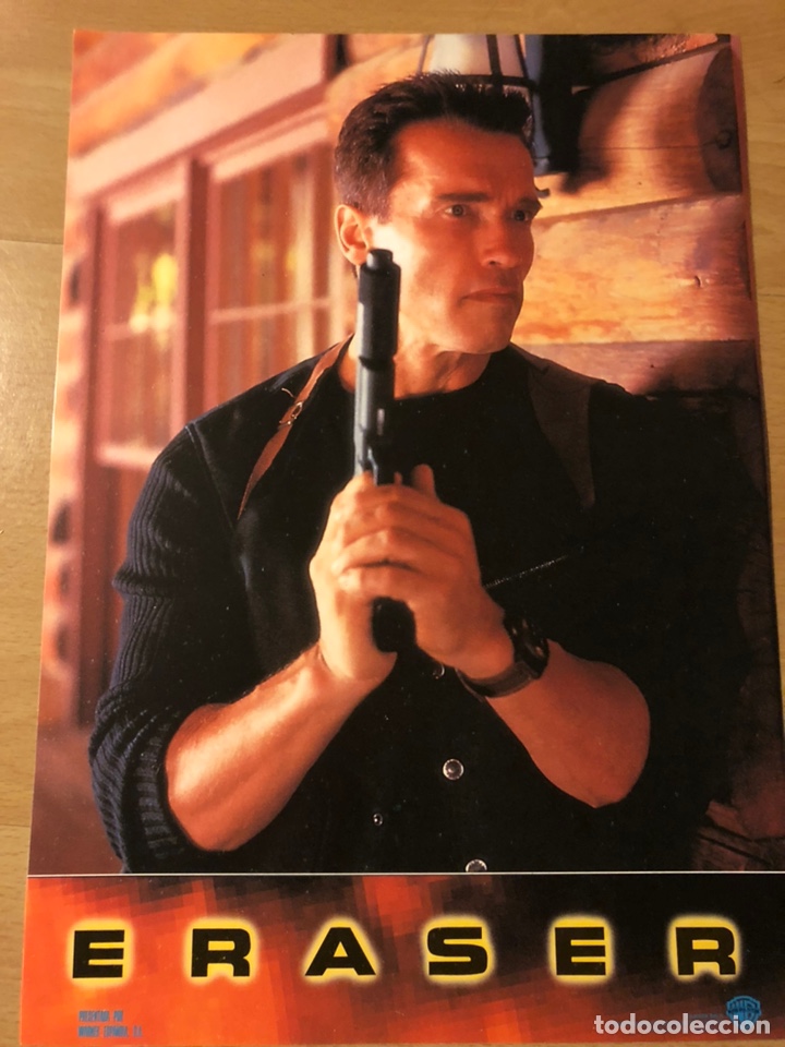 Fotocromo Eraser Arnold Schwarzenegger Vanessa Buy Pictures Photochromes And Postcards Of Movies At Todocoleccion