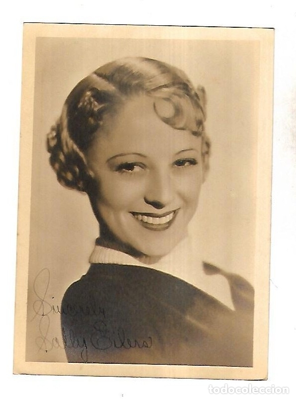 Cin&eacute;ma: FOTOGRAFIA DE ARTISTA. SALLY EILERS. 12 X 18CM.