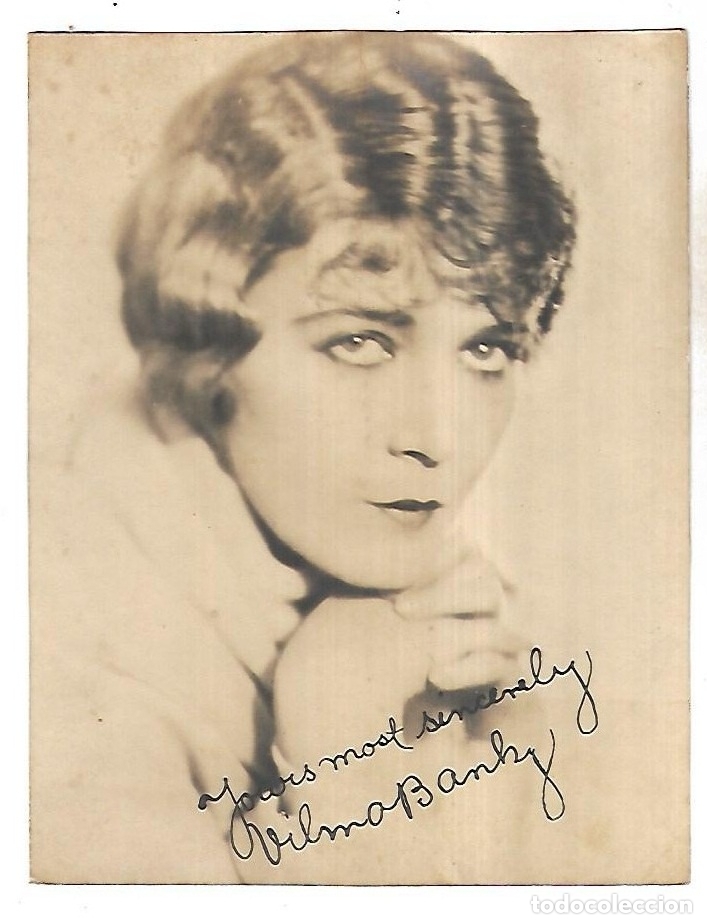 Cin&eacute;ma: FOTOGRAFIA DE ARTISTA. VILMA DANKY. 16 X 21CM.