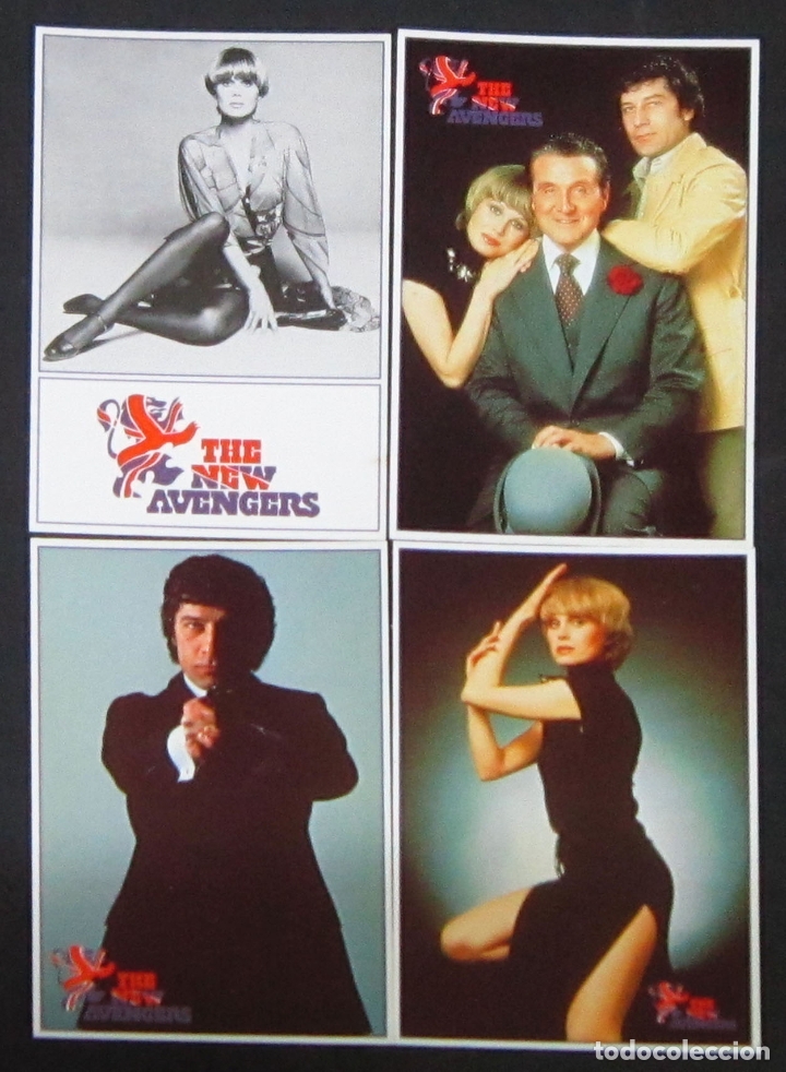 Kino: LPC 003 LOS NUEVOS VENGADORES PATRICK MCNEE JOANNA LUMLEY 4 POSTALES 10x15 cm