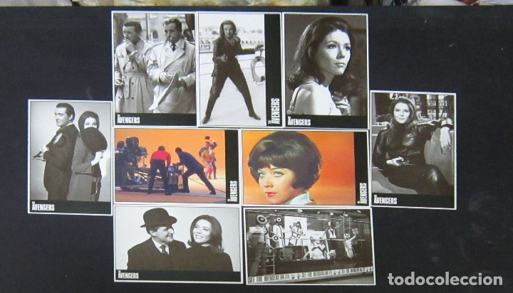 Cine: LPC 015 LOS VENGADORES PATRICK MACNEE DIANA RIGG 9 POSTALES 10x15 cm