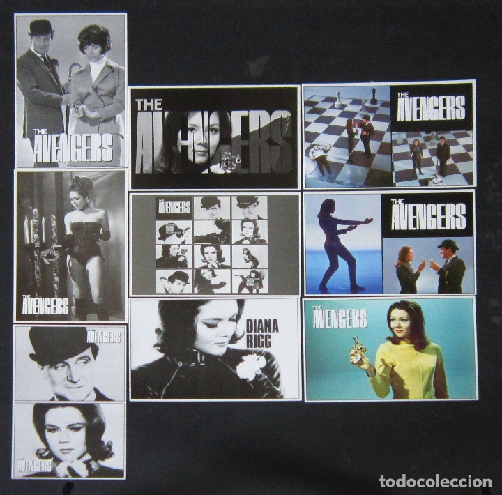 Kino: LPC 016 LOS VENGADORES PATRICK MACNEE DIANA RIGG 9 POSTALES 10x15 cm