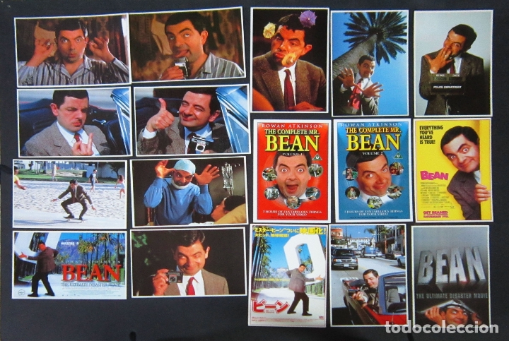 Cine: LPC 019 MR BEAN ROWAN ATKINSON 17 POSTALES 10x15 cm