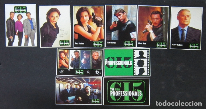 Cinema: LPC 022 CI5 THE NEW PROFESSIONALS 10 POSTALES de la serie TV 10x15 cm