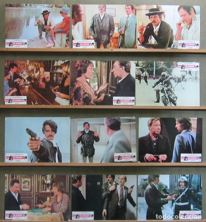 Cinema: ZT06 EL GITANO ALAIN DELON ANNIE GIRARDOT SET COMPLETO 12 FOTOCROMOS ORIGINAL ESTRENO