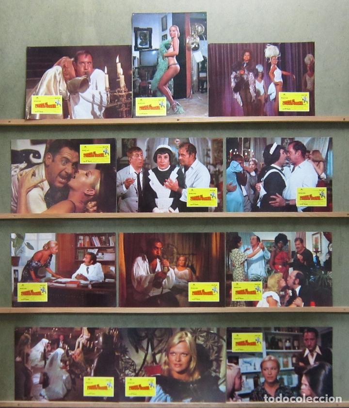 Cinema: ZT22 CUANDO EL CUERNO SUENA ALFREDO LANDA AFRICA PRATT SET COMPLETO 12 FOTOCROMOS ORIGINAL ESTRENO