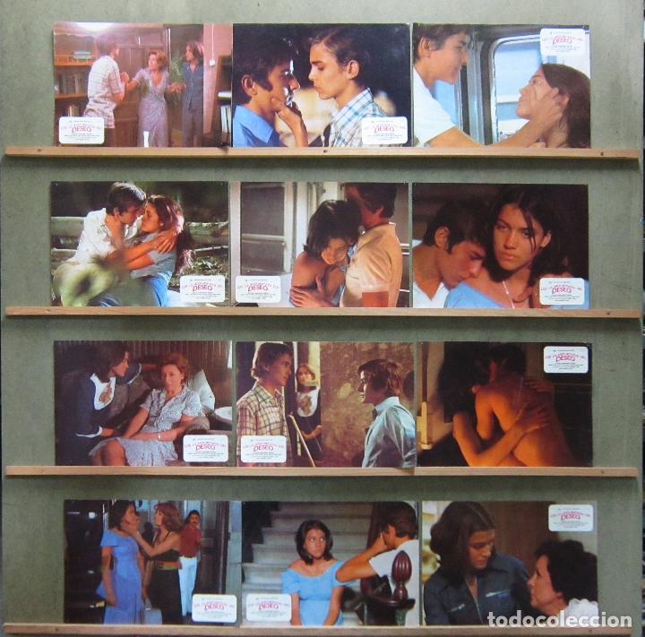 Cinema: ZT31 LOS CLAROS MOTIVOS DEL DESEO CRISTINA RAMON PICAZO SET COMPLETO 12 FOTOCROMOS ORIG ESTRENO