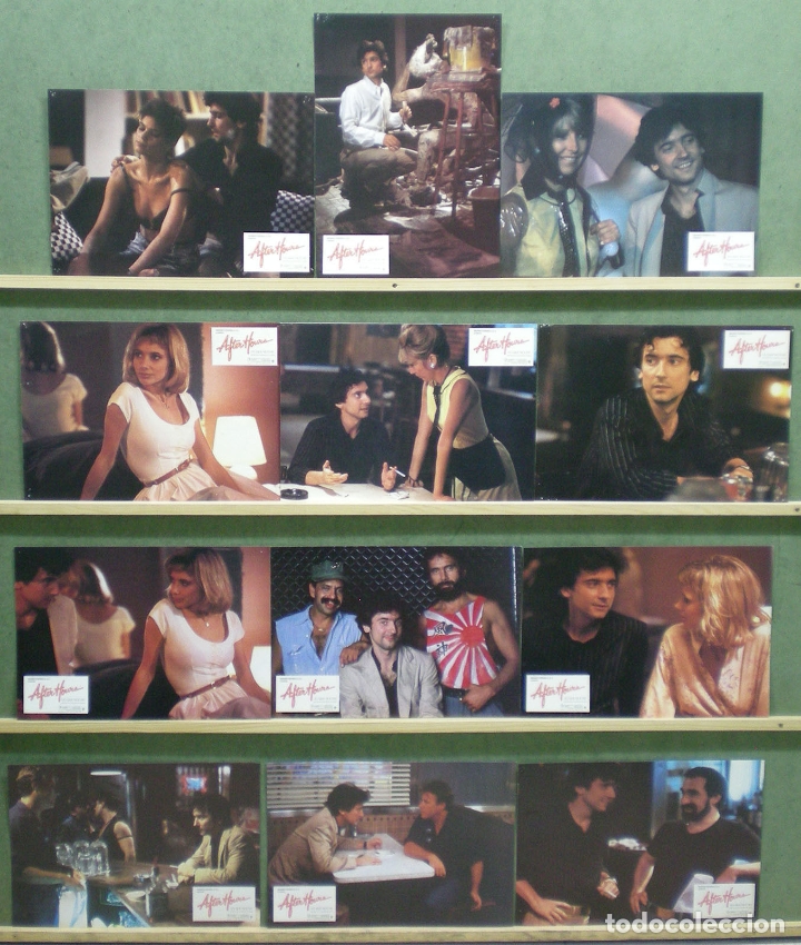 Cinema: ZT66 JO QUE NOCHE AFTER HOURS MARTIN SCORSESE ROSANNA ARQUETTE SET 12 FOTOCROMOS ORGINAL ESTRENO