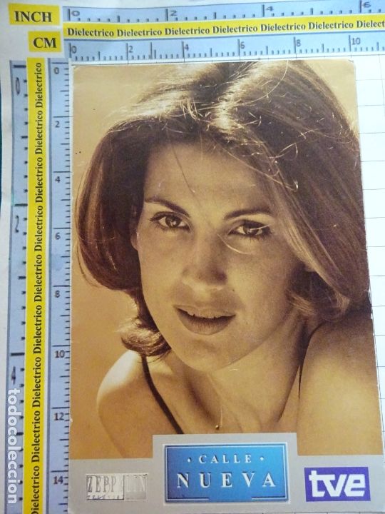 Cinema: POSTAL DE CINE. SERIE CALLE NUEVA TVE ACTRIZ MODELO REMEDIOS CERVANTES. CON FIRMA DEDICATORIA 2369