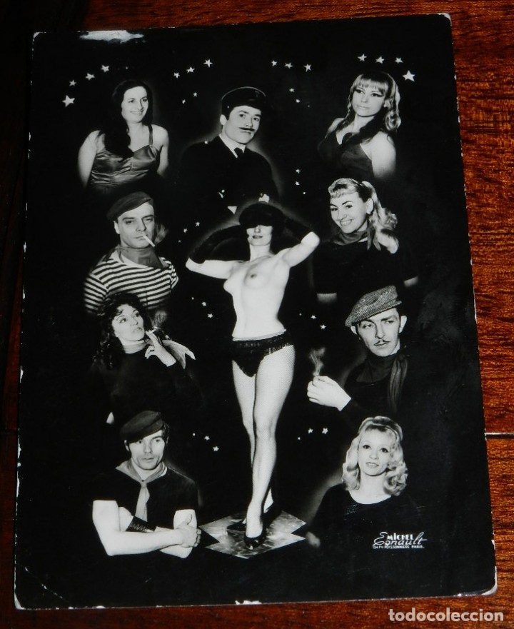 Cine: FOTO POSTAL DE LES APACHES DU PEOT BALCON, PASSAGE THIERE, LA BASTILLE, NO CIRCULADA.