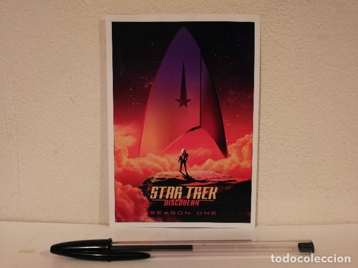 Cine: FICHA COLECCIONABLE -10*15- DISCOVERY - STAR TREK - CIENCIA FICCION