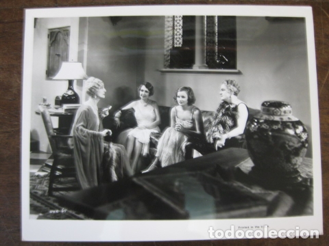 Cine: greta garbo - foto original b/n - film scene
