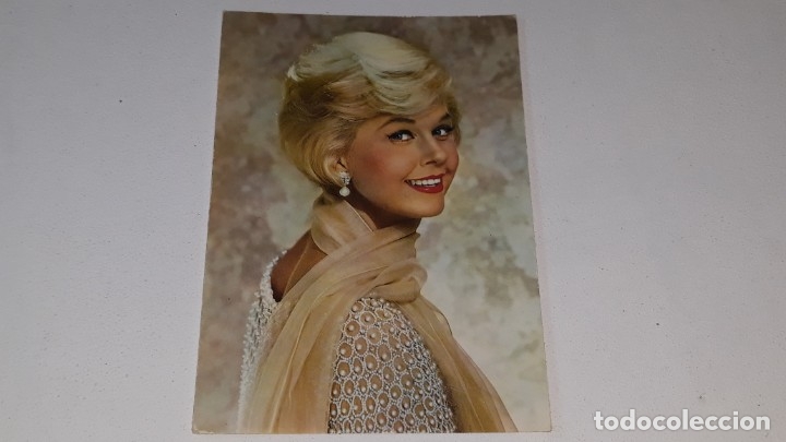 Cine: ANTIGUA POSTAL N&ordm; 143 DE LA ACTRIZ DORIS DAY - EDICIONES ROTALCOLOR MILANO A&Ntilde;OS 60