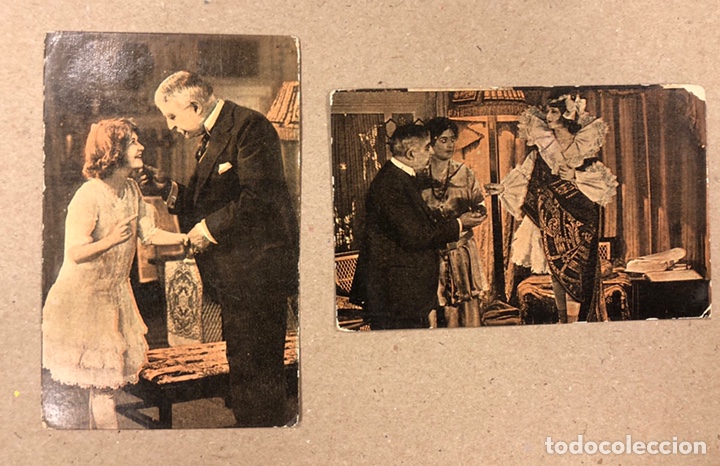 Cine: LA HIJA DEL JUGADOR. LOTE 2 TARJETAS POSTALES SIN CIRCULAR. CHOCOLATE AMATLLER SERIE 10