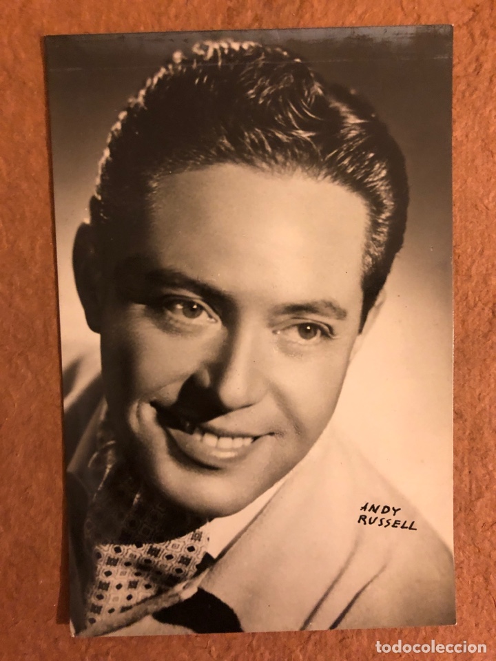 Cine: ANDY RUSSELL. FOTO POSTAL ARCHIVO BERMEJO N&deg; 7446. PEL&Iacute;CULA: PRIMAVERA EN EL CORAZ&Oacute;N.