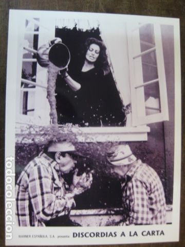 Cine: sofia sophia loren- foto original b/n - discordias a la carte jack lemmon walter matthau