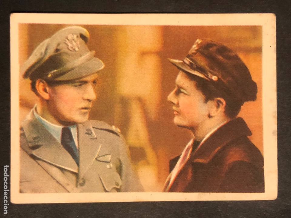 Cine: Cromo cinefoto bruguera 7,5 x 5 cm gary cooper