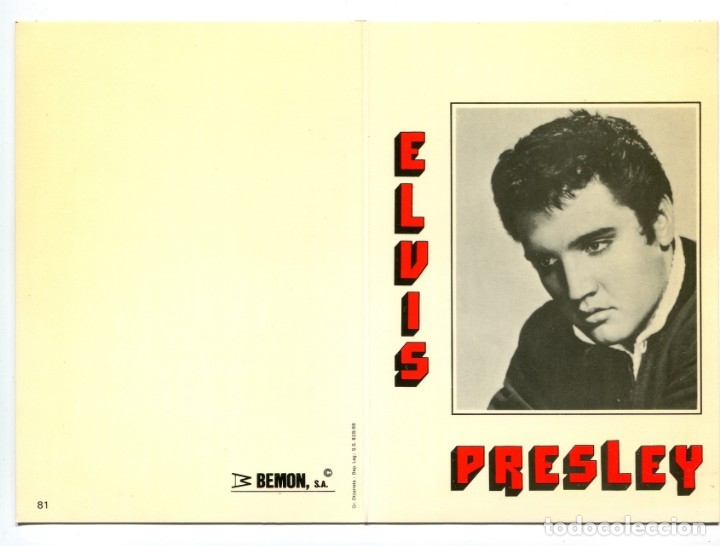 Kino: ELVIS PRESLEY. POSTAL .