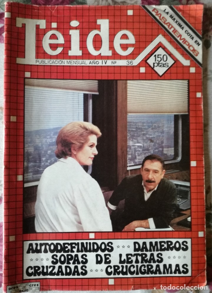Cine: TRISTEZA DE AMOR ALFREDO LANDA CONCHA CUETOS FOTOGRAF&Iacute;A DE LA SERIE PASATIEMPOS TEIDE 1982 NUEVO