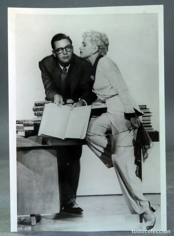 Kino: Foto original cine Nacida Ayer Judy Holliday William Holden 1950