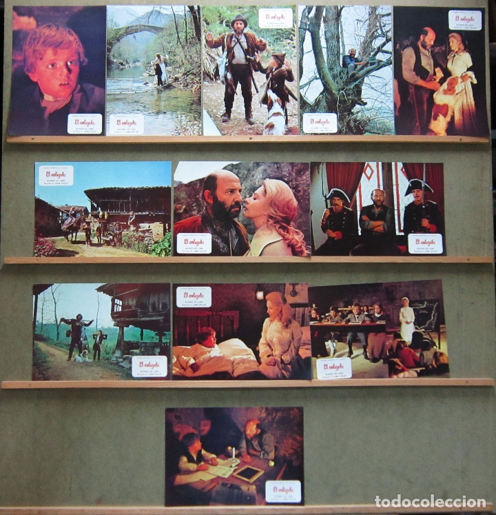 Cine: AAW73 EL CABEZOTA ALVARO DE LUNA LARA POLOP SET COMPLETO 12 FOTOCROMOS ORIGINAL ESTRENO