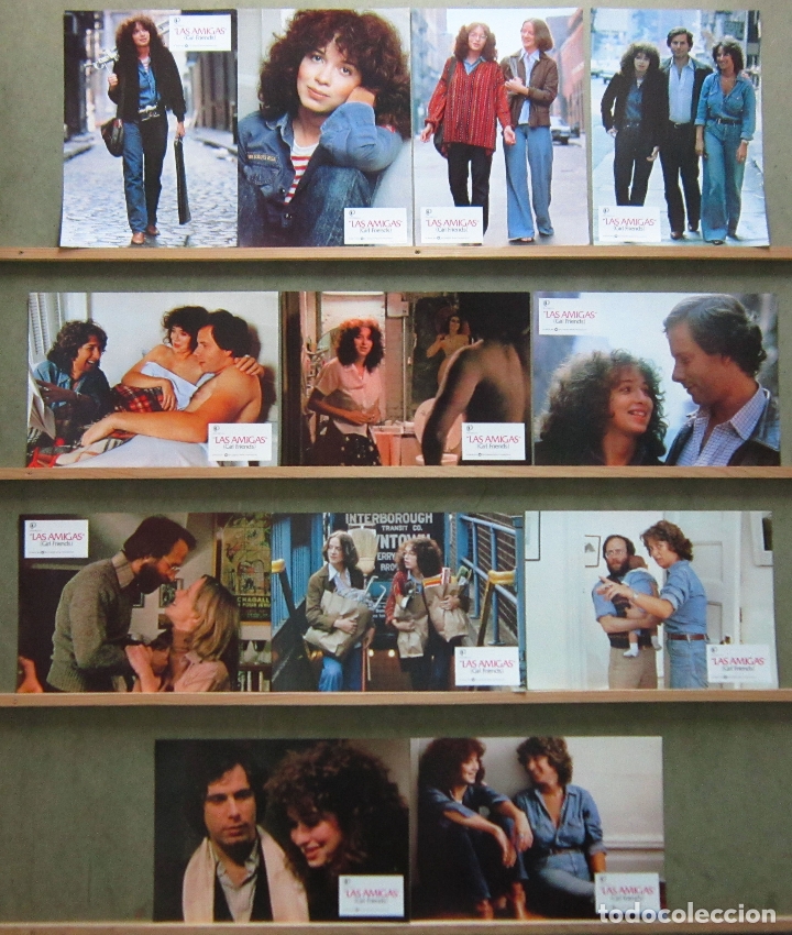 Cine: AAW76 LAS AMIGAS AMY WRIGHT ELI WALLACH VIVECA LINDFORS SET COMPLETO 12 FOTOCROMOS ORIGINAL ESTRENO