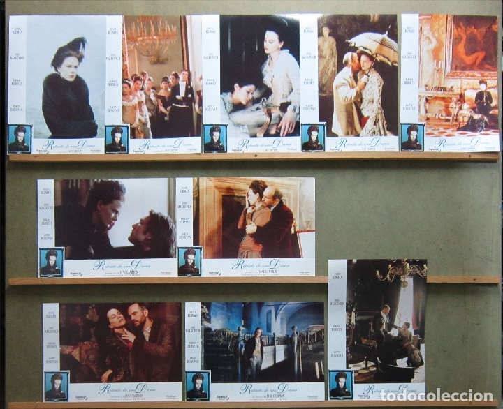 Cine: QU17 RETRATO DE UNA DAMA JANE CAMPION NICOLE KIDMAN SET COMPLETO 10 FOTOCROMOS ORIGINAL ESTRENO