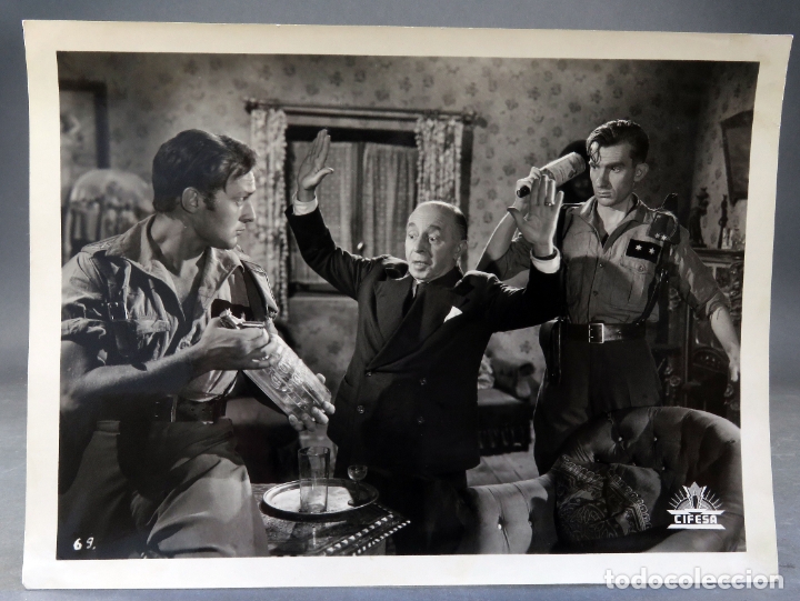 Cinema: Fotograf&iacute;a rodaje Balarrasa Luis Prendes Fernando Fern&aacute;n G&oacute;mez Eduardo Fajardo 1951