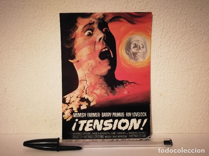 Cine: TARJETA ORIGINAL -10*15- TENSION - TERROR - GIALLO - MIMSY FARMER