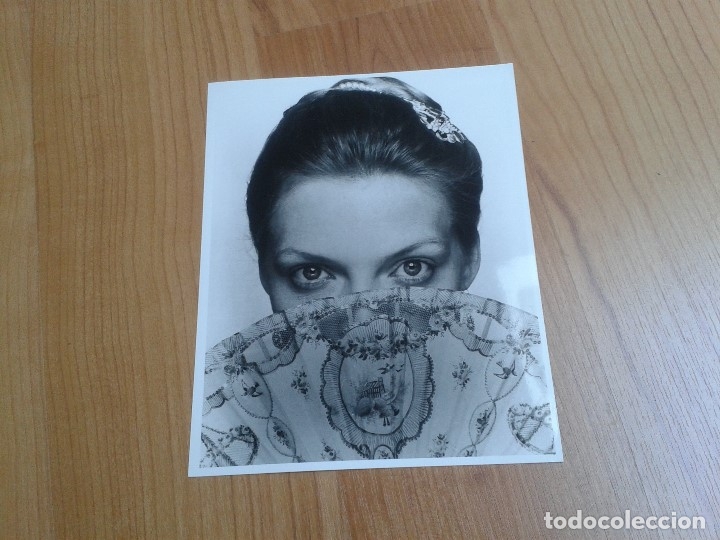 Cine: Michelle Pfeiffer -- Im&aacute;gen fotograf&iacute;a en papel fotogr&aacute;fico -- Abanico -- Actriz -- Cine