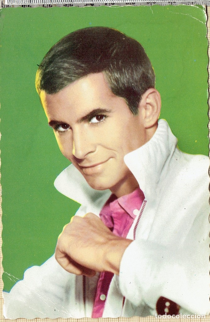 Cin&eacute;ma: FOTO POSTAL ANTONY PERKINS - 1963.