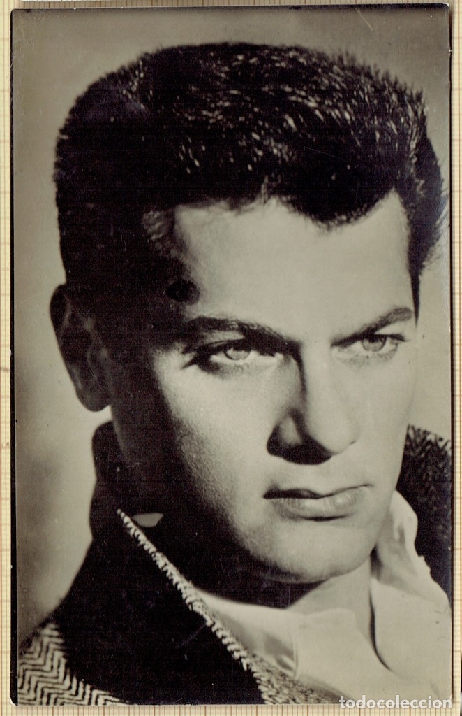 Kino: FOTO POSTAL TONY CURTIS - 1958.