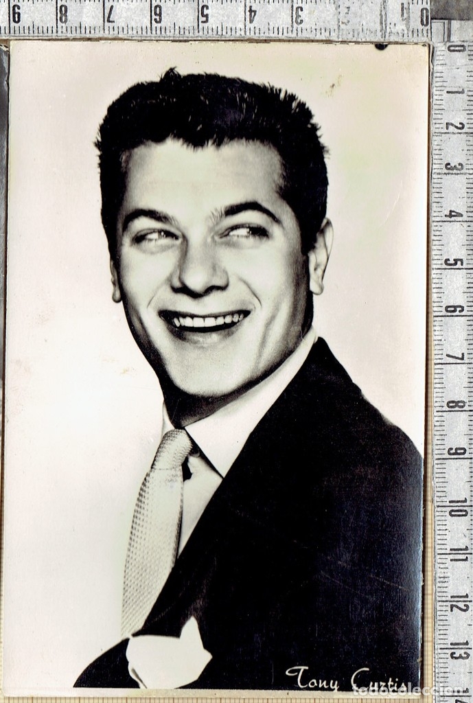 Kino: FOTO POSTAL TONY CURTIS - 1958.