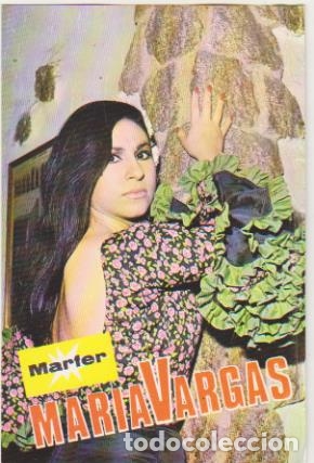 Cin&eacute;ma: Mar&iacute;a Vargas. Postal publicidad de marfer