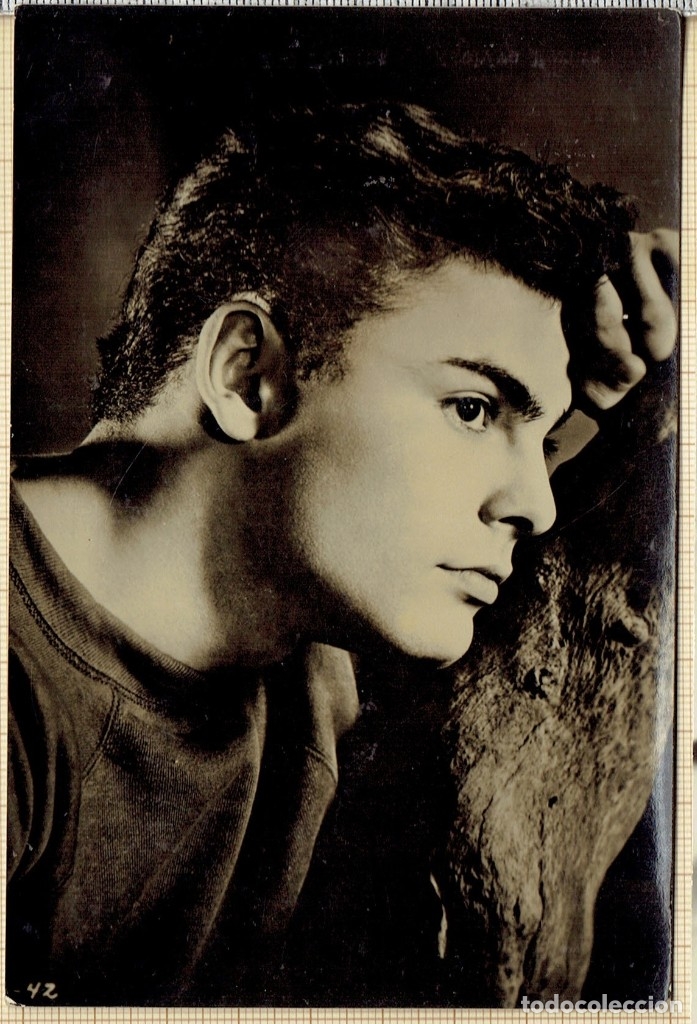 Kino: FOTO POSTAL JONH SAXON  - 1959.