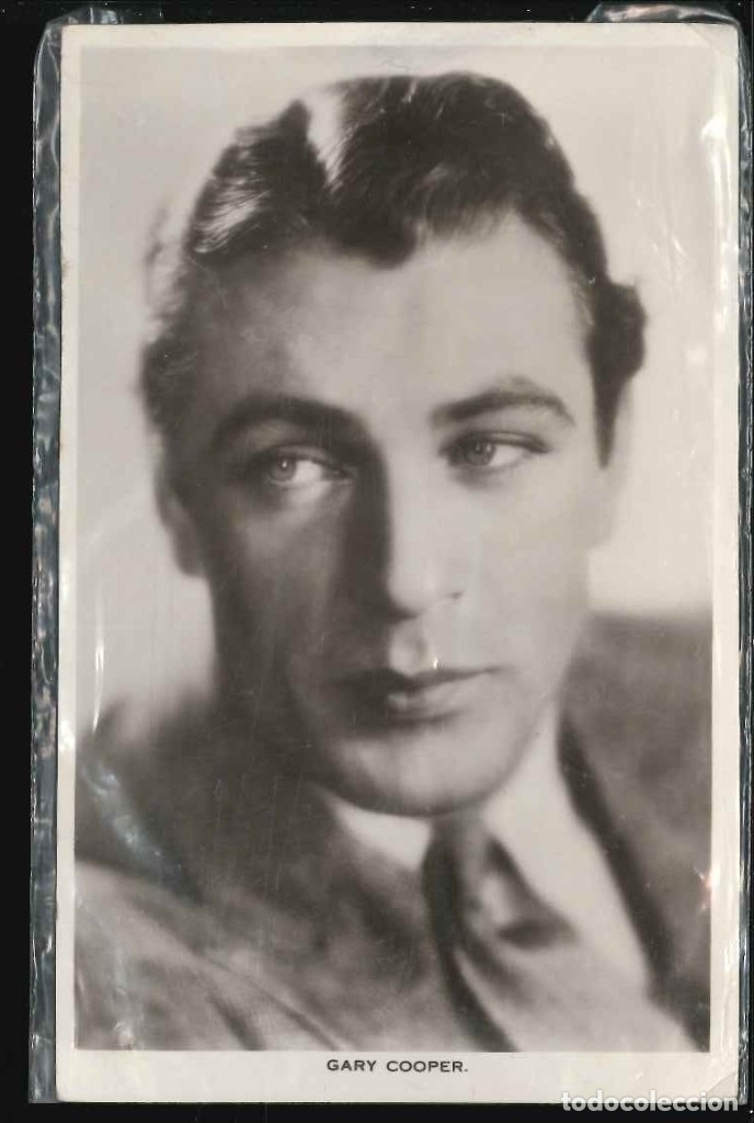 Cine: GARY COOPER ACTOR DE LA EPOCA POSTAL ORIGINAL