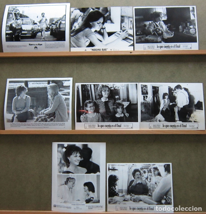 Cine: F30352 SALLY FIELD SET 8 FOTOS B/N ORIGINAL ESPA&Ntilde;OLAS y AMERICANAS