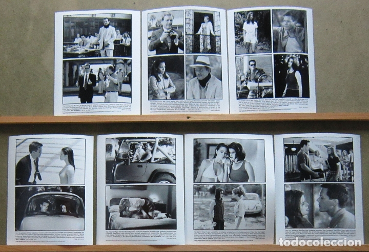 Cine: F30355 JUEGOS SALVAJES MATT DILLON NEVE CAMPBELL DENISE RICHARDS SET 7 FOTOS B/N ORIGINAL AMERICANAS