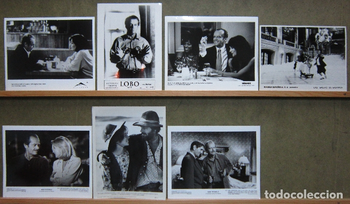 Cine: F30361 JACK NICHOLSON SET 7 FOTOS ORIGINAL B/N AMERICANAS y ESPA&Ntilde;OLAS