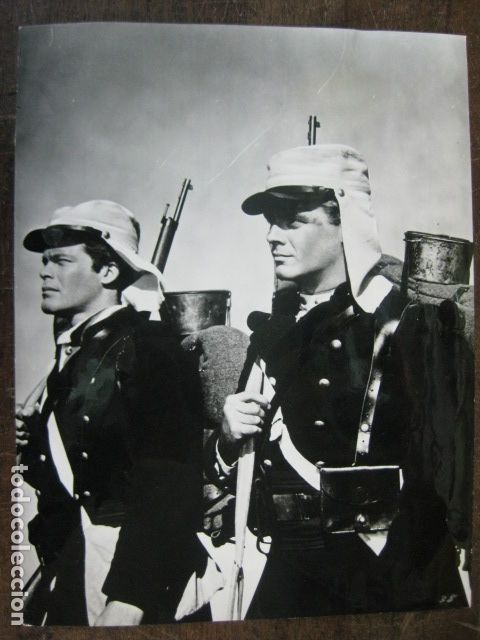 Cine: beau geste - foto original b/n - doug mcclure Guy Stockwell - legion desert french