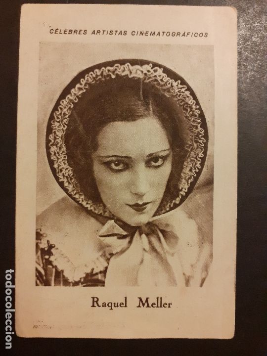 Kino: RAQUEL MELLER CROMO PUBLICIDAD CHOCOLATES JUNCOSA BARCELONA