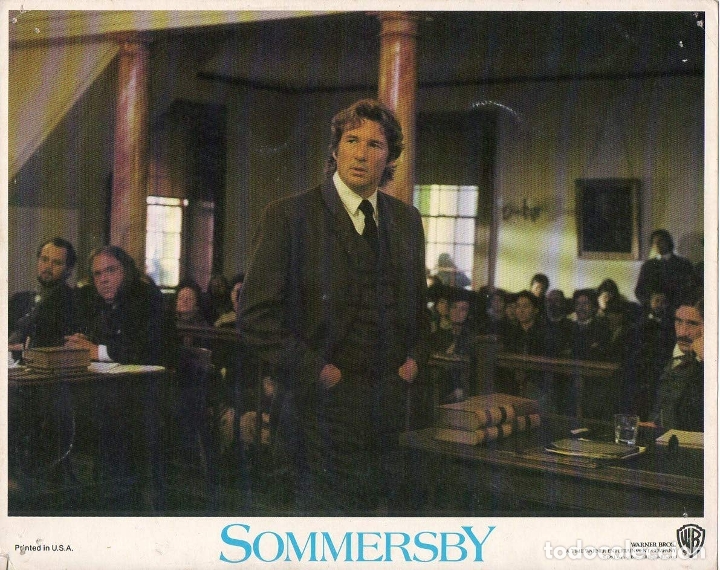 Cine: Fotograf&iacute;a Original Sommersby Richard Gere Warner Bros Picture Printed In U S A