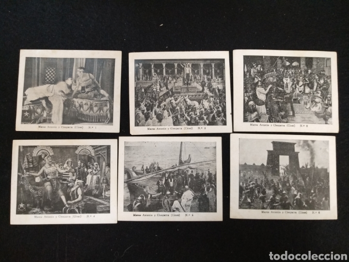 Cine: Marco Antonio y Cleopatra, completo 6 fotocromos