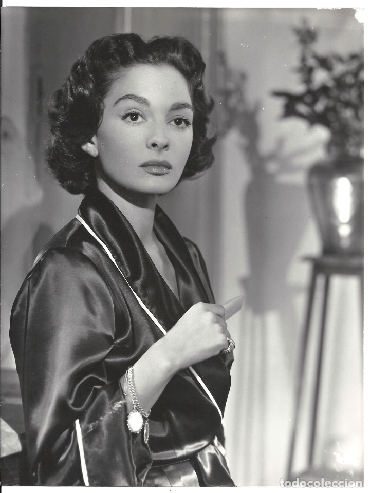 Cine: F30459 SILVIA MORGAN FOTO ORIGINAL B/N ESPA&Ntilde;OLA FOTOGRAFO JULIO ORTAS