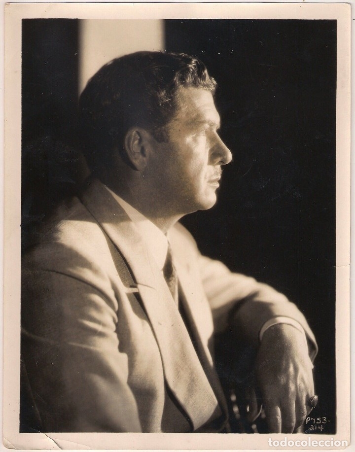 Cine: F10164D GEORGE BANCROFT FOTO ORIGINAL B/N AMERICANA