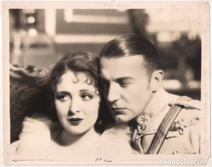 Cine: F12507D BILLIE DOVE CLIVE BROOK SIN ESCUDO NI BLASON FOTO ORIGINAL B/N AMERICANA