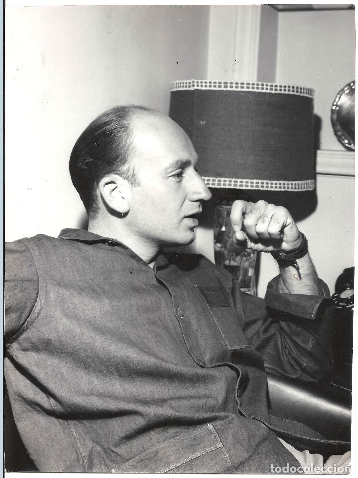 Cine: F30472 ADOLFO MARSILLACH FOTOGRAFIA FOTO B/N ORIGINAL ESPA&Ntilde;OLA PRENSA