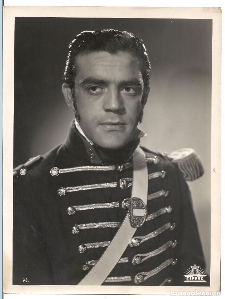 Cine: F30473 EDUARDO FAJARDO LA DUQUESA DE BENAMEJI FOTOGRAFIA FOTO B/N ORIGINAL ESPA&Ntilde;OLA CIFESA