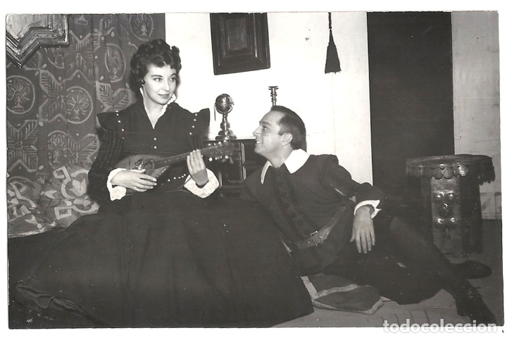 Cine: F30553 MARUJA ASQUERINO JOSE MARIA RODERO ELENA OSSORIO TEATRO FOTO B/N ORIGINAL ESPA&Ntilde;OLA PRENSA